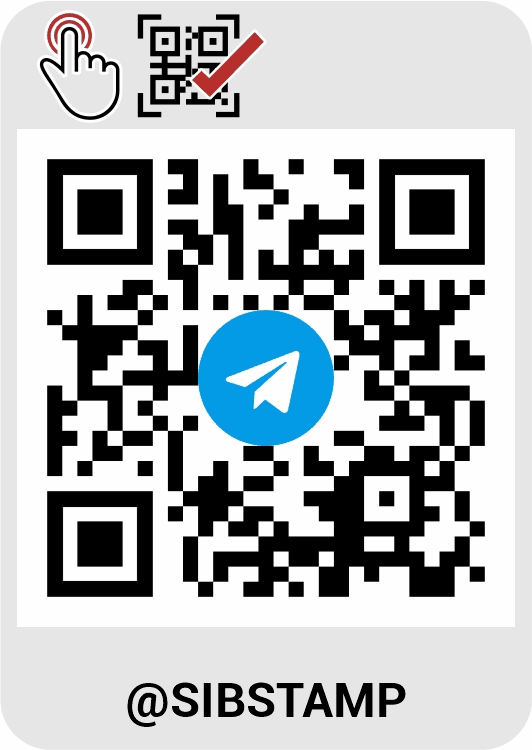 Написать в телеграм @sibstamp